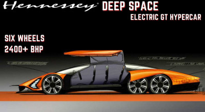 EV-ul cu șase roți de la Hennessey va avea 2.400 CP și va putea asigura o autonomie de 1.000 km! - Photo