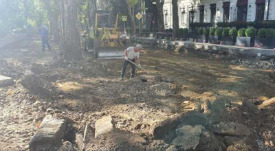 Primăria informează despre lucrările de reparație a străzilor 31 August 1989, Alexandru cel Bun și Tighina - Photo