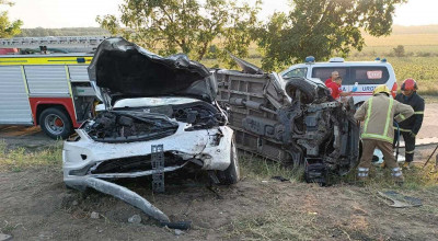 Accident grav înregistrat în acest weekend la Ialoveni! Unul dintre șoferi a fugit de la locul impactului - Photo