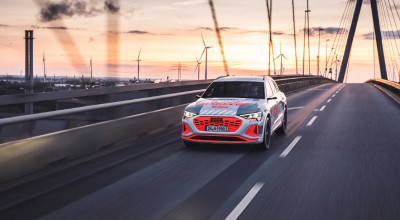 Audi a publicat primele imagini cu prototipul e-tron facelift - Photo