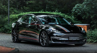 Manhart prezintă pachetul de tuning dezvoltat pentru Tesla Model 3! - Photo