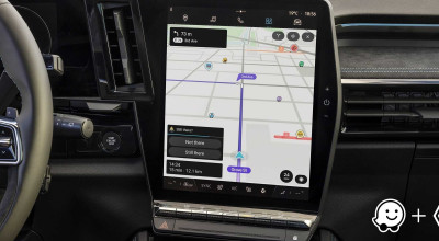 Waze va fi disponibil pe toate modelele Renault, care sunt dotate cu Android Automotive! - Photo