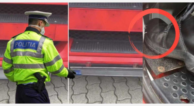 Creativitatea nu are limite! Vezi cum un șofer de tir a scăpat de plata rovinietei - Photo