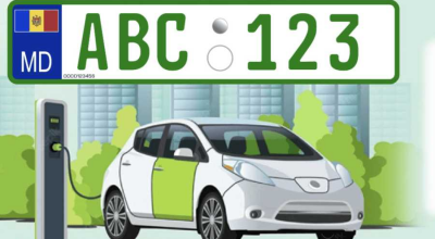 Mașinile electrice din Moldova ar putea purta plăcuțe de înmatriculare verzi - Photo
