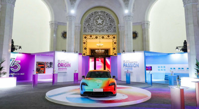 La 75 de ani de existență, Porsche lansează un nou art car! Este un Taycan Turbo S - Photo