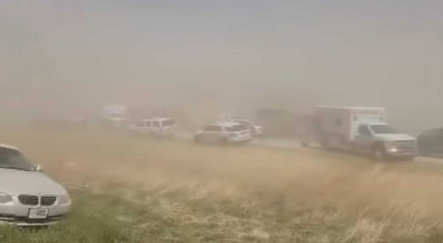 (VIDEO) În SUA au fost accidentate aproape 100 de mașini din cauza unei furtuni - Photo