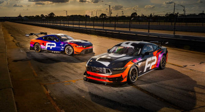 Ford a dezvăluit oficial noul Mustang GT4, a cărui debut competițional va fi anul viitor - Photo