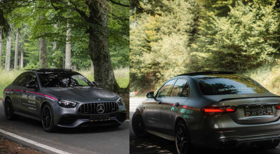 Imagini rupte din film! Un Mercedes a fost furat din parcarea unui complex locativ din Chișinău - Photo