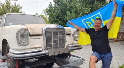 Un Mercedes de epocă supraviețuit ocupației rusești! Automobilul are șansă pentru o nouă viață - Photo