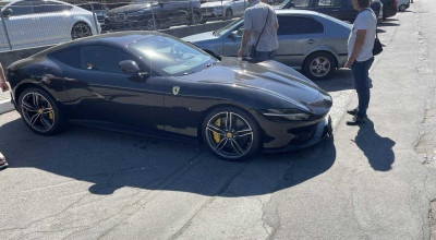 Luxul nu are limite în Moldova! Un Ferrari Roma a fost surprins pe străzile din Chișinău! - Photo