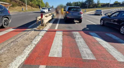 Un alt accident pe trecere de pietoni! A fost tamponat un bărbat de 60 de ani - Photo