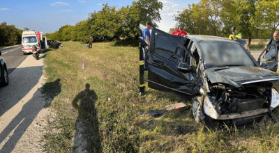 Un șofer de 62 de ani a decedat, după ce a pierdut controlul asupra volanului și a derapat de pe traseu - Photo