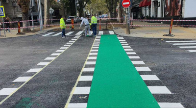 Amenajarea străzii 31 August 1989 continuă! Ceban îndeamnă toți locuitorii să folosească coridorul verde - Photo