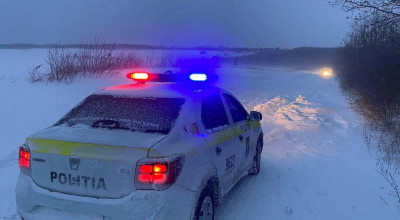 Poliția recomandă maximă atenție la drum! În nordul țării se înregistrează lapoviță - Photo