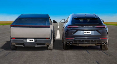(VIDEO) Drag Race între noul Tesla Cybertruck și Lamborghini Urus - Photo