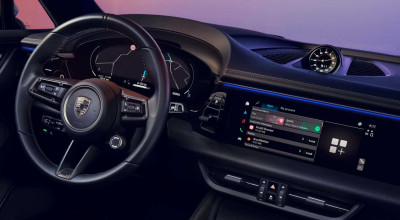 Noi imagini cu interiorul viitorului Macan electric! Va oferi până la 3 display-uri - Photo