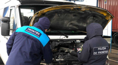 Un Mercedes Sprinter furat din Italia, a fost depistat la PTF Cahul - Photo