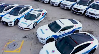Poliția din Turcia își suplinește parcul auto cu Bentley, Ferrari și Porsche, a căror valoare este 3 milioane de euro - Photo