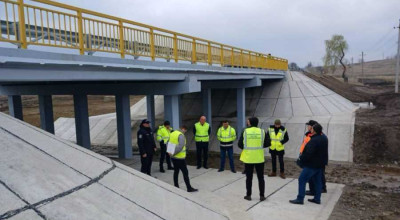 ASD a reabilitat un pod din raionul Ungheni, care face conexiunea cu vama Sculeni - Photo