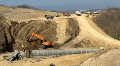 (FOTO) ASD a reluat construcția drumului de ocolire a orașului Vulcănești - Photo