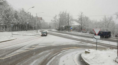 (FOTO) Ninge în nordul și centrul țării! Drumarii combat lunecușul - Photo