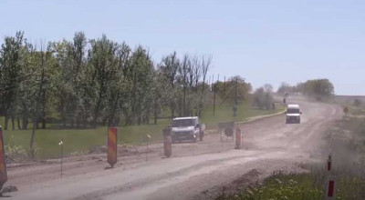 Soroca - Arionești - Otaci: au început lucrările de reparație a drumului de 40 km lungime - Photo