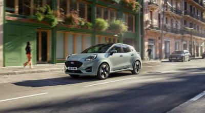 Primele imagini cu Ford Puma Gen-E: versiunea electrică a crossoverului subcompact - Photo