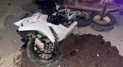 Accident nocturn în raionul Dondușeni: o motocicletă s-a tamponat într-un tractor - Photo