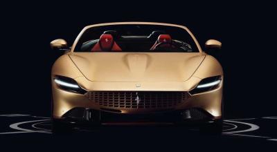 Artă pe roți: Ferrari prezintă unicatul Roma, exemplarul cu detalii din lemn și materiale reciclate - Photo