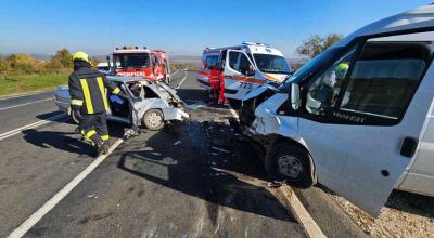 Grav accident rutier în apropierea localității Sociteni. Poliția, la fața locului - Photo