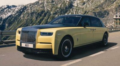 Un Rolls-Royce Phantom unic sărbătorește 60 de ani de la filmul iconic Goldfinger, din seria James Bond - Photo