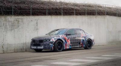 BMW dezvăluie viitorul performanței electrice. Au apărut primele imagini cu prototipul M electric - Photo