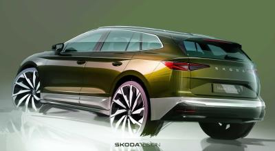 Skoda Enyaq primește un facelift: primele imagini și detalii despre SUV-ul electric - Photo
