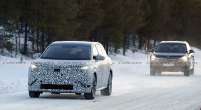 Skoda Space: primele imagini spion cu viitorul SUV electric cu 7 locuri - Photo