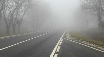 Atenție șoferi! Pe drumurile naționale, se circulă în condiții de ceață - Photo