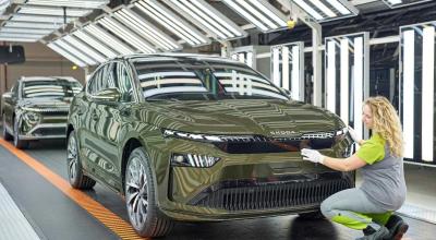 Noua Skoda Enyaq facelift intră în producție. Ce se cunoaște despre noua versiune - Photo