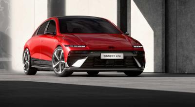 Hyundai Ioniq 6 N: primele indicii oficiale pentru versiunea sportivă a berlinei electrice - Photo