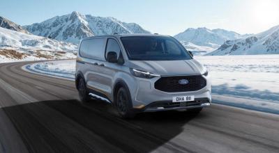 Ford anunță E-Transit Custom cu tracțiune integrală, ideal pentru teren accidentat și vehicule de agrement - Photo