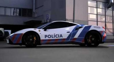 Poliția din Portugalia și-a luat în dotare un Ferrari 488 GTB confiscat dintr-un dosar de trafic de droguri - Photo