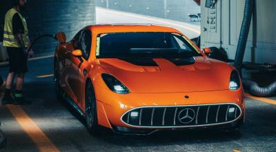 (FOTO) Mercedes-AMG GT XX Electric doboară 25 de recorduri mondiale pe circuitul Nardo - Photo