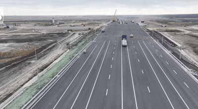 De pe 1 decembrie, se va putea ajunge din Republica Moldova până la București doar pe autostradă. Autostrada Moldovei, aproape finalizată - Photo