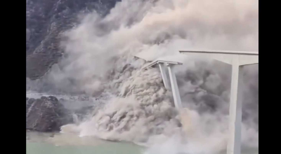 (VIDEO) Un nou pod, construit recent în China, s-a prăbușit după doar câteva luni de la inaugurare - Photo