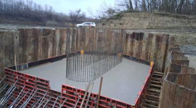 Podul A8, de la Ungheni, prinde contur. Lucrările avansează vizibil pe ambele maluri ale Prutului - Photo