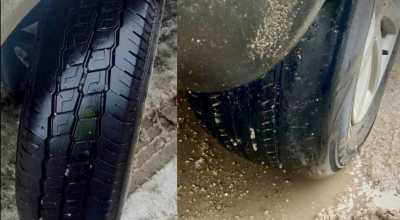 În pofida poleiului și ghețușului de pe drumuri, unii șoferi continuă să meargă cu anvelope de vară - Photo