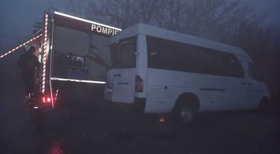 Autospecialele IGSU nu au putut ajunge la locul unui incendiu din cauza ghețușului. Ulterior, un microbuz a accidentat o autospecială - Photo