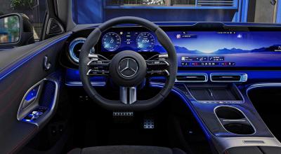 Primul contact cu interiorul noului C-Class electric. Mercedes mizează pe lux și liniște absolută - Photo