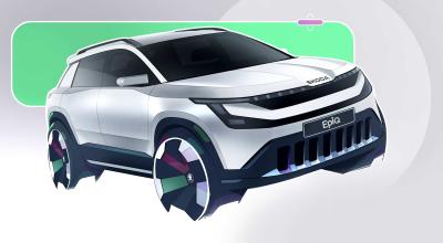 Primul SUV electric Skoda pe platforma MEB+ este tot mai aproape. Epiq debutează în această lună - Photo